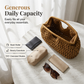 👜 LIMITED-TIME 50% OFF! ✨ Handwoven Straw Handbag – U-Shaped Grip, Roomy, Resort Ready 🏖️