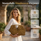👜 LIMITED-TIME 50% OFF! ✨ Handwoven Straw Handbag – U-Shaped Grip, Roomy, Resort Ready 🏖️