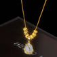 🌷 LIMITED-TIME 50% OFF! ✨ Elegant Tulip Pendant Necklace – Durable, Sparkling, Adjustable Chain 💎