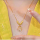 🌷 LIMITED-TIME 50% OFF! ✨ Elegant Tulip Pendant Necklace – Durable, Sparkling, Adjustable Chain 💎
