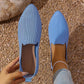 👞 LIMITED-TIME 50% OFF! ✨ Women’s Knitted Pointed Toe Loafers – Slip-On, Breathable, Lightwe