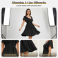 👗 LIMITED-TIME 50% OFF! ✨ Puff Sleeve Backless Bow Tie Dress – Knot Front, A-Line, Elegant 🎀
