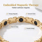 💎 LIMITED-TIME 50% OFF! ✨ Fashionable Magnetic Bracelet – Rhinestone, Gold/Silver, Wellness ✨