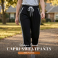 🩳 LIMITED-TIME 50% OFF! ✨ Women's Casual Capri Sweatpants – Side Pockets, Relaxed Fit, Soft 🍂