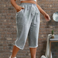 🩳 LIMITED-TIME 50% OFF! ✨ Women's Casual Capri Sweatpants – Side Pockets, Relaxed Fit, Soft 🍂