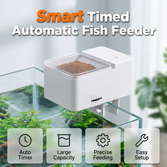 🐟 LIMITED-TIME 50% OFF! ⏰ Auto Fish Feeder – Smart, Timed, Perfect Portion 🤖