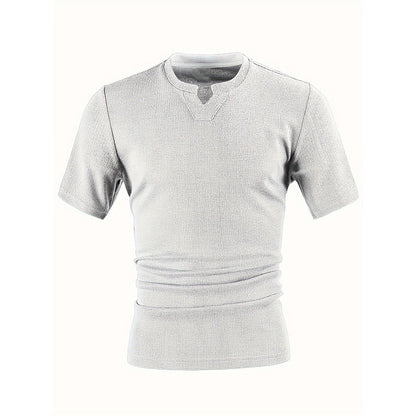 👔 LIMITED-TIME 50% OFF! ✨ Men's V-Neck Short-Sleeve Shirt – Slim Fit, Modern, All-Day Fresh 🌀