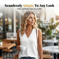 👚 LIMITED-TIME 50% OFF! ✨ Women's V-Neck Sleeveless Tank – Soft, Layered Collar, Everyday Chic 🌸