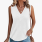 👚 LIMITED-TIME 50% OFF! ✨ Women's V-Neck Sleeveless Tank – Soft, Layered Collar, Everyday Chic 🌸