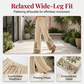 👗 LIMITED-TIME 50% OFF! 💥 Women's Long Sleeve Blouse & Wide-Leg Pants Set – Floral Embroidery, Split Neckline, Relaxed Fit ✨