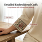 👗 LIMITED-TIME 50% OFF! 💥 Women's Long Sleeve Blouse & Wide-Leg Pants Set – Floral Embroidery, Split Neckline, Relaxed Fit ✨