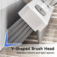🧹 LIMITED-TIME 50% OFF! ✨ V-Shaped Crevice Cleaning Brush – Multi-Angle, Dual-Use, Efficient 🚿