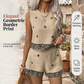 🌺 LIMITED-TIME 50% OFF! ✨ Bohemian Top & Shorts Set – Print, Breathable, Vacation Ready 🏖️
