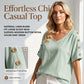 🎉 2026 Sale — Over 40,000 Sold!🌸Women's Casual Scoop Neck Top – Relaxed Fit, Solid Colors 👗