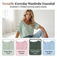 🎉 2026 Sale — Over 40,000 Sold!🌸Women's Casual Scoop Neck Top – Relaxed Fit, Solid Colors 👗