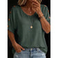 🎉 2026 Sale — Over 40,000 Sold!🌸Women's Casual Scoop Neck Top – Relaxed Fit, Solid Colors 👗
