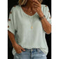 🎉 2026 Sale — Over 40,000 Sold!🌸Women's Casual Scoop Neck Top – Relaxed Fit, Solid Colors 👗