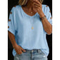 🎉 2026 Sale — Over 40,000 Sold!🌸Women's Casual Scoop Neck Top – Relaxed Fit, Solid Colors 👗