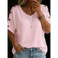 🎉 2026 Sale — Over 40,000 Sold!🌸Women's Casual Scoop Neck Top – Relaxed Fit, Solid Colors 👗