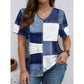 👕 LIMITED-TIME 50% OFF! ✨ Denim Print V-Neck Tee – Soft, Chic, Effortless Style 🌀