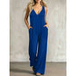 👗 LIMITED-TIME 50% OFF! ✨ Women's V-Neck Jumpsuit – Hooded, Wide Leg, Pockets ☀️