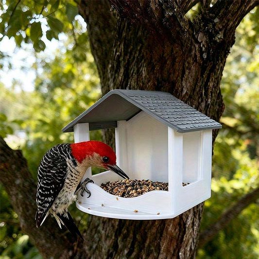 🐦 LIMITED-TIME 50% OFF! ✨ Hanging Bird Feeder – Gazebo Style, Weatherproof, Easy Fill 🌿
