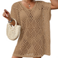 👒 LIMITED-TIME 50% OFF! ✨ Women's Woven Tunic – Openwork, Loose Fit, Beach Cover-Up ☀️