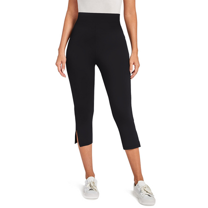 🧘‍♀️ LIMITED-TIME 50% OFF! ✨ Tummy Control Yoga Capris – Squat Proof, Side Slit, High-Rise 🌟