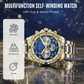 ⌚ LIMITED-TIME 50% OFF! ✨ Self-Winding Watch – Sun & Moon Phase, Calendar, Luminous 🌙