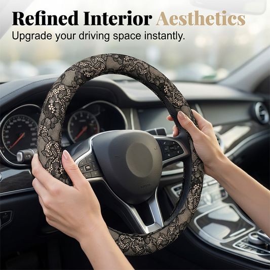 Elegant Lace Steering Wheel Cover