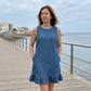 👗 LIMITED-TIME 50% OFF! ✨ Women's Sleeveless Denim Ruffle Hem Dress