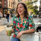 👚 LIMITED-TIME 50% OFF! ✨ Women's Casual Floral Shirt – Short Sleeve, Lightweight, Spring Ready 🌸