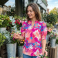 👚 LIMITED-TIME 50% OFF! ✨ Women's Casual Floral Shirt – Short Sleeve, Lightweight, Spring Ready 🌸