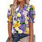 👚 LIMITED-TIME 50% OFF! ✨ Women's Casual Floral Shirt – Short Sleeve, Lightweight, Spring Ready 🌸