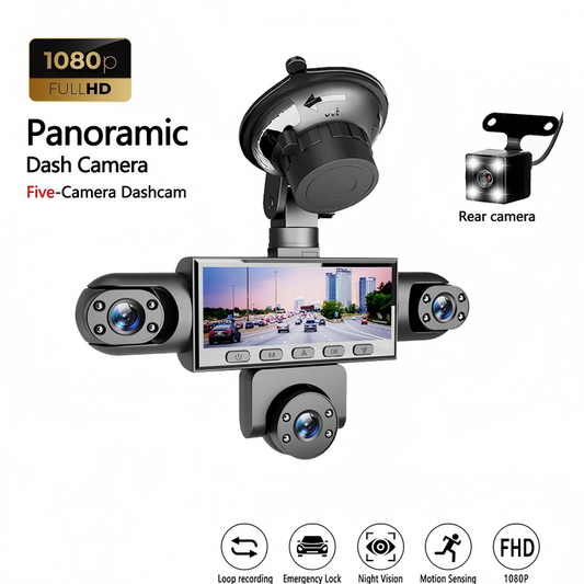 🎉 2026 Sale — Over 32,000 Sold! 💞 HD 1080P Multi-Lens Dash Cam with Night Vision – Total Road Protection 🌸