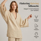 👗 LIMITED-TIME 50% OFF! ✨ Women's Slouchy Pants Set – V-Neck, Batwing Sleeve, Resort Ready ☀️