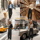 👖 LIMITED-TIME 50% OFF! ✨ Women's High Waist Wide-Leg Pants – Ribbed Knit, Drawstring, Comfy 🌸