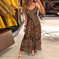 👗 LIMITED-TIME 50% OFF! ✨ Leopard Print Maxi Dress – V-Neck, Pockets, Flowy Summer Chic 🌿