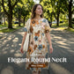 👗 LIMITED-TIME 50% OFF! ✨ Women's Round Neck Maxi Dress – Elegant, Flowy, Timeless 🌸