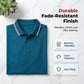 👕 LIMITED-TIME 50% OFF! ✨ Men's Short Sleeve Sport Shirt – Athletic Fit, 4-Way Stretch, Striped Trim 🏌️