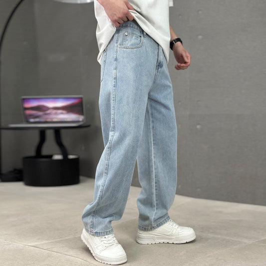 👖 LIMITED-TIME 50% OFF! ✨ Men's Loose Fit Straight Leg Pants – Classic Pockets, Versatile, Comfortable 🧵