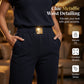 👗 LIMITED-TIME 50% OFF! 💥 Women's Casual Top & Pants 2-Piece Set – Chic, Wide-Leg, Gold Accents ✨