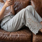 👖 LIMITED-TIME 50% OFF! ✨ Women's Wide-Leg Pants – Breathable, Lace Crochet, Drawstring Waist 🌸