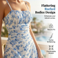 👗 LIMITED-TIME 50% OFF! ✨ Floral Ruched Mini Dress – Spaghetti Straps, Backless, Beach Ready 🌸