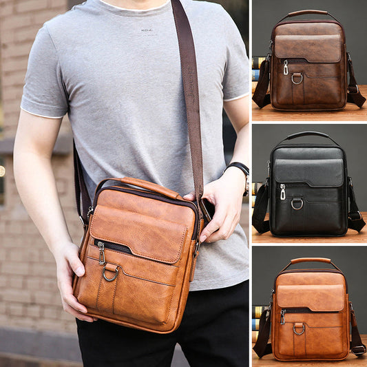 💼 LIMITED-TIME 50% OFF! ✨ Men's Business Casual Crossbody Bag – Large Capacity, Waterproof, Durable 🧳