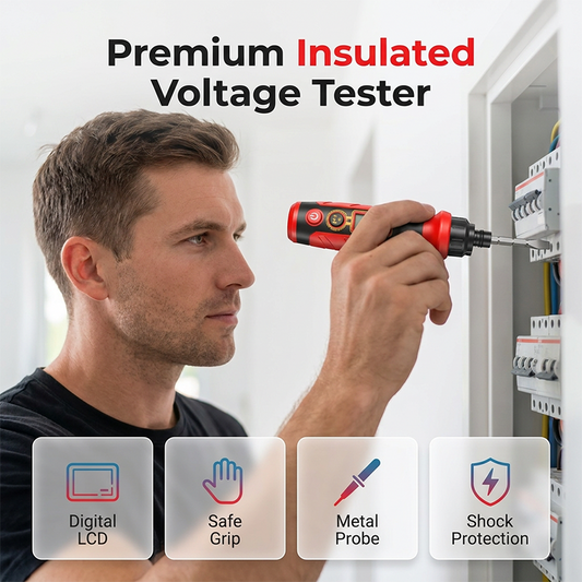 ⚡ LIMITED-TIME 50% OFF! 💥 Smart Induction Digital Voltage Tester Pen – Dual Color Alert, Insulated, Multi-Functional ✨