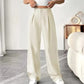 👖 LIMITED-TIME 50% OFF! ✨ Women's High Waist Wide-Leg Pants – Belt Loops, Hidden Zipper, Flowing Fit 🌟