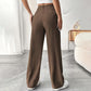 👖 LIMITED-TIME 50% OFF! ✨ Women's High Waist Wide-Leg Pants – Belt Loops, Hidden Zipper, Flowing Fit 🌟