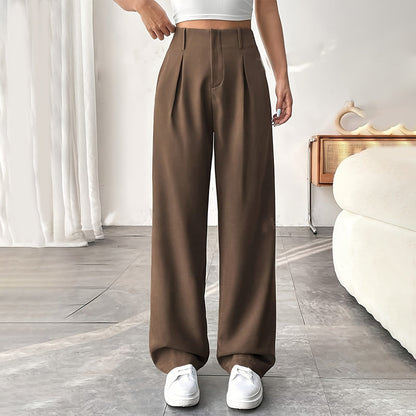 👖 LIMITED-TIME 50% OFF! ✨ Women's High Waist Wide-Leg Pants – Belt Loops, Hidden Zipper, Flowing Fit 🌟