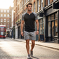 👕 LIMITED-TIME 50% OFF! ✨ Men's V-Notch Raglan T-Shirt – Quick-Dry, Slim Fit, Two-Tone 🏋️